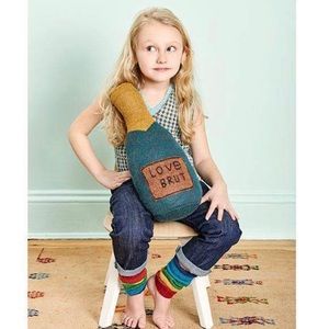 Oeuf NYC champagne pillow ‘Love Brut’